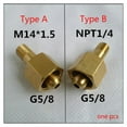 thumbnail image 1 of G5/8 inch to NPT 1/4 inch Oxygen regulator valve adapter G5/8 inch to M14*1.5 Oxygen bottle Pressure Reducing Valve Fittings, 1 of 4