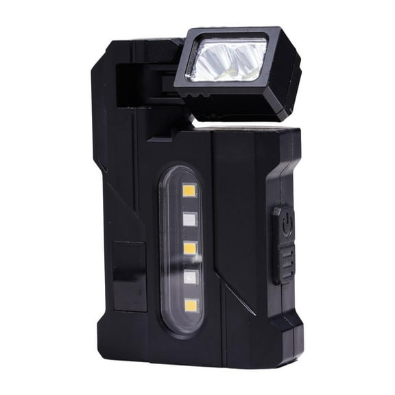 G5 EDC Flashlight 1200 Lumens, Super Bright Mini Pocket LED Torch with Magnetic Base, USB Rechargeable, Rotatable Head, Red/Blue Warning Light, IP68 Waterproof for Camping, Emergency