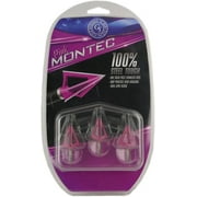 G5 Outdoors Montec Broadheads 85 Grain Pack of 3 Pink 118