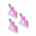 thumbnail image 1 of G5 Outdoors Montec Broadheads, 100 Grain (Pack of 3), Pink - 119, 1 of 6