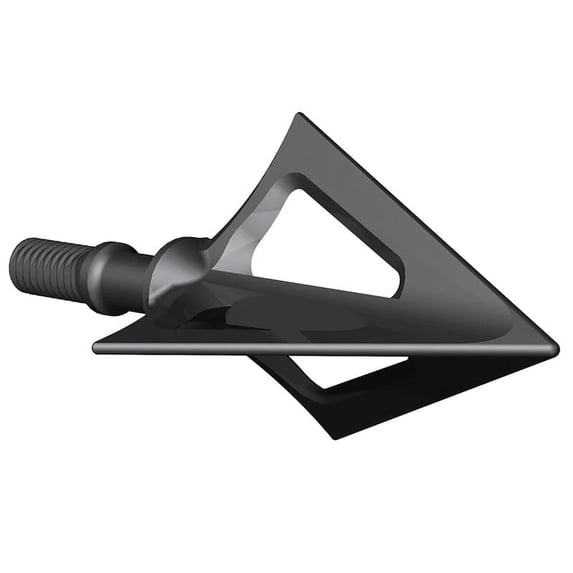 G5 Outdoors Montec Pre-Season 100gr Broadhead, One-Piece Construction, Black Wear-Resistant Coating, 3 Pack (114)