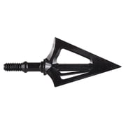 G5 Outdoors Montec Pre-Season 100gr Broadhead, One-Piece Construction, Black Wear-Resistant Coating, 3 Pack 114