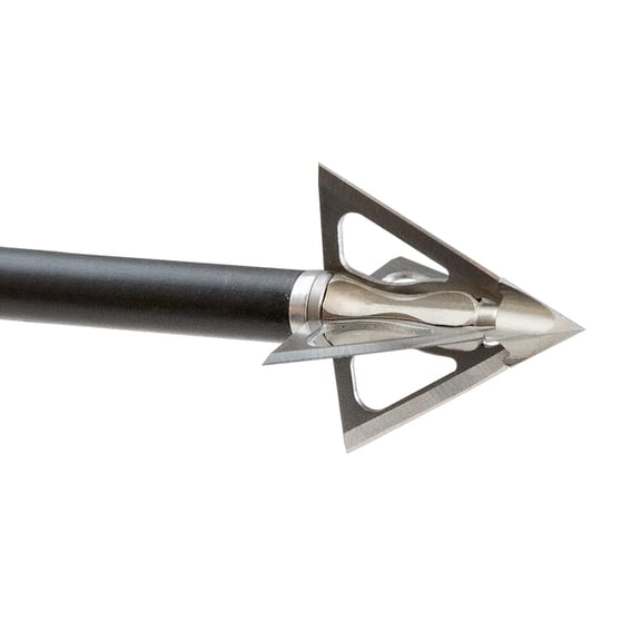 G5 Outdoors Striker X 100gr 4-Blade Crossbow Broadhead, 1.25" Cutting Diameter, Machined Steel Ferrule, Anix Blade Locking System (613X)