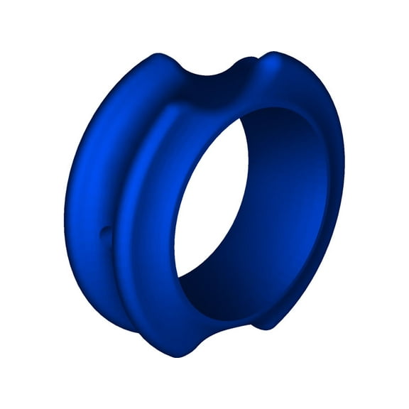 G5 Meta Peep Large Hunter 1/4" Bow Peep Sight Aluminum Blue