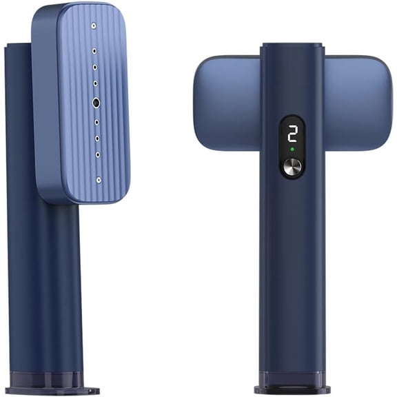 G5 Pro Smart Handheld Steamer for Clothes  Global Voltage Adaptation100-240V, 1200W Palm-Sized & Lightweight (1lb), Dual Steam Modes, Easy Wrinkle Remover, Auto Shut-Off Travel Home(BLUE)