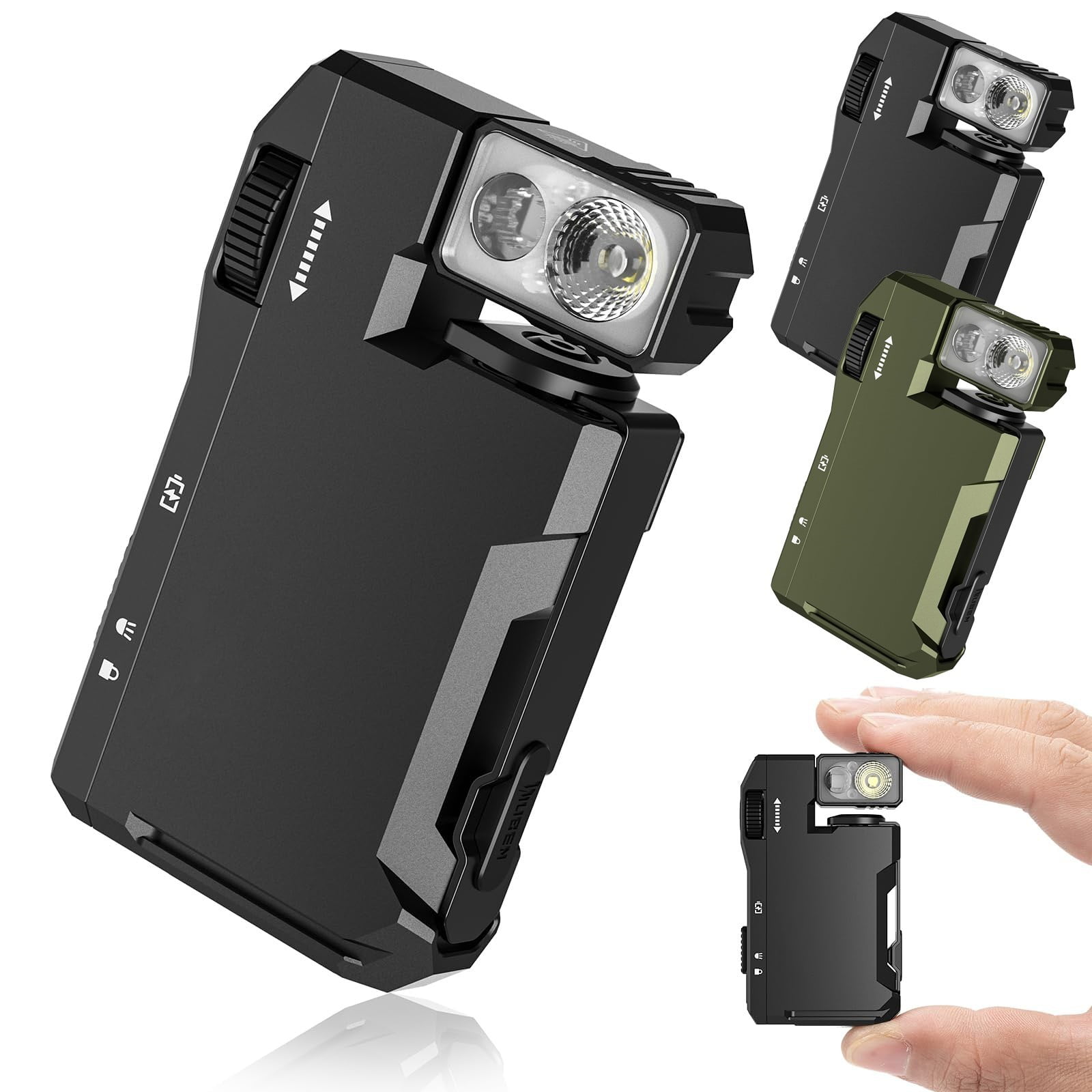 G5 Rechargeable EDC Flashlight, Powerful RGB Flashights, 400 Lumens ...