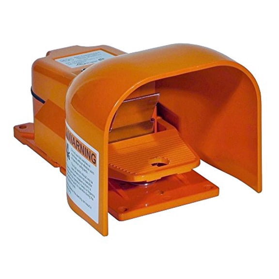 G500-AT Foot Switch, Electrical, Momentary Action with Anti-Trip Safety Latch, Single Pedal, Heavy Duty, Industrial, SPDT$$Electrical
