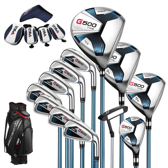 LEDMOMO 1Set Beginner Friendly Golf Club Set with Lightweight Carry Bag
