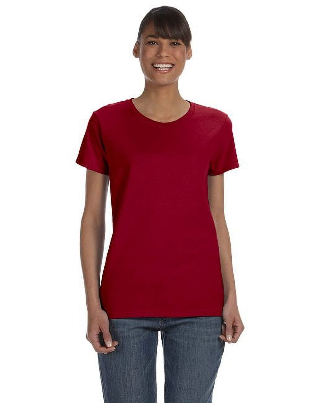 Gildan cardinal red t cheap shirt