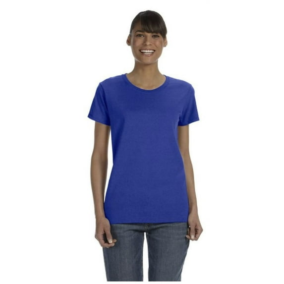 G500L Gildan Ladies Heavy Cotton T-Shirt Cobalt 2XL