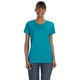 thumbnail image 1 of G500L Heavy Cotton Missy Fit T-Shirt -Tropical Blue-Medium, 1 of 2