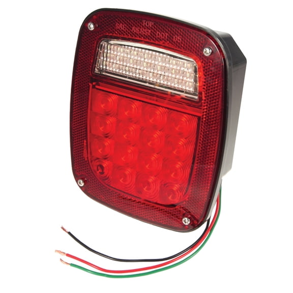 G5082-5 - STT LAMP RED 3-STUD HI COUNT LED W/0 LIC - (1 EA)