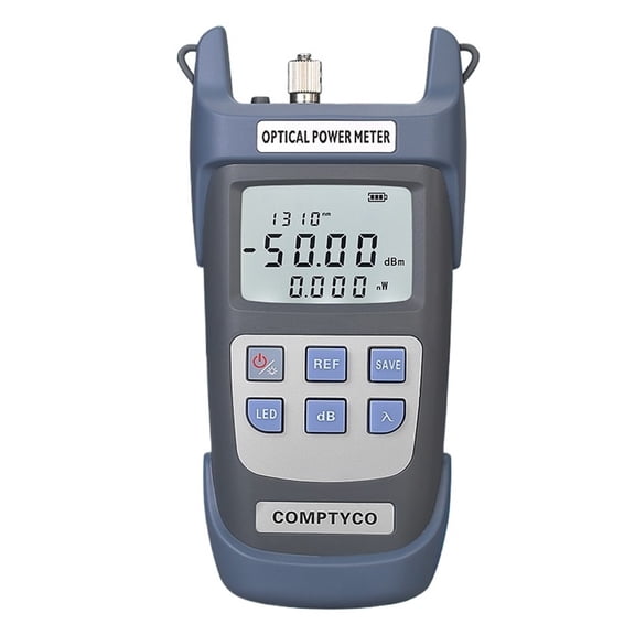 G510A/G710A Optical Power Meter (Built-In LED Lighting) FTTH Fiber Optical Cable Tester -50~+26dBm/-70~+10dBm SC,FC Adapter ,Portable