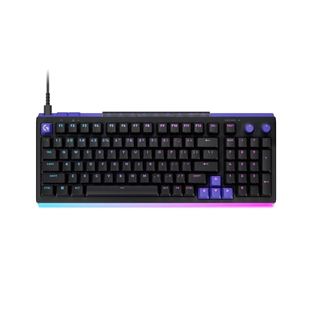 Logitech - G512 X 98 Full-size DUAL SWAP Hot-Swappable TMR Analog / Mechanical Gaming Keyboard for PC, Mac with LIGHTSYNC RGB - Black