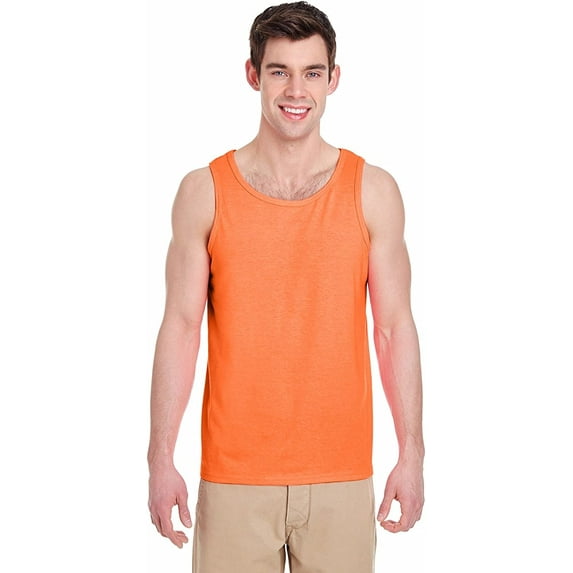 G520 Gildan Adult Heavy Cotton Tank Orange XS