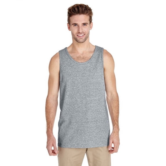 G520 Gildan Adult Heavy Cotton Tank Sport Grey XS