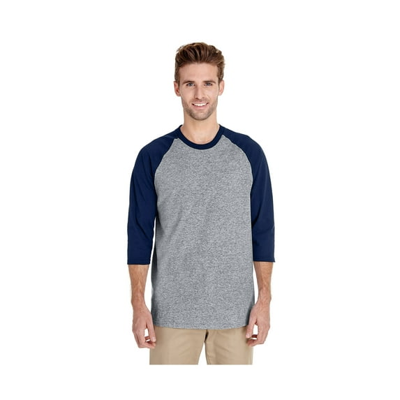 G5700 Gildan Heavy Cotton Men's 3/4 Raglan Tee, Style G5700