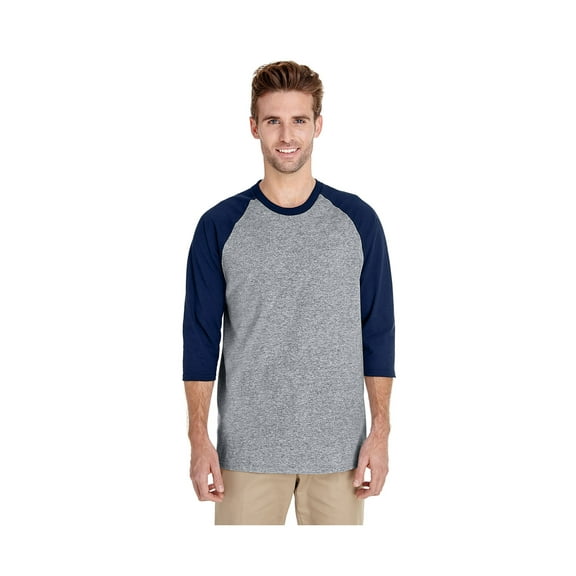 G5700 Gildan Heavy Cotton Men's 3/4 Raglan Tee, Style G5700