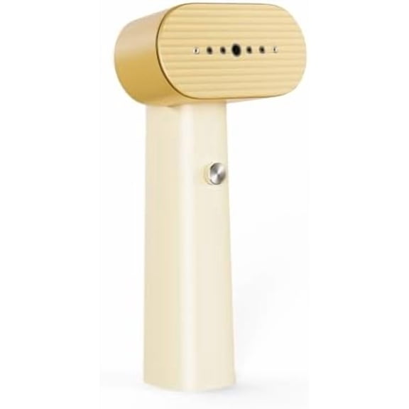 G6 2-in-1 Portable Steamer for Clothes and Iron for Clothes, Just 0.7lbs Lightly, 10 Minutes of Continuous Steam, 900W Light Steamer for travel and home (yellow)