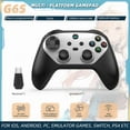 thumbnail image 1 of G6S Wireless Mobile Game Controller, 1000Hz Hall Joystick for Switch/PC/iOS/Android, PS4 Compatible, 6-Axis Gyro Turbo, 1 of 8