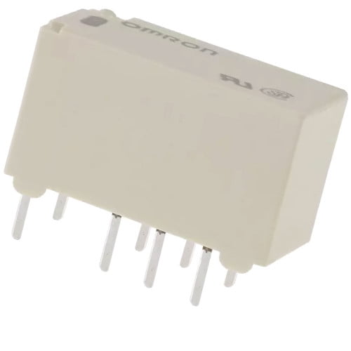 G6S2DC12 Signal Relay 12VDC 2A DPDT 14.8mm 7.3mm 9.2mm Through Hole