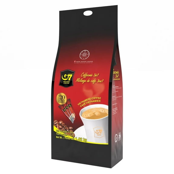 G7 Vietnamese Instant Coffee, 0.56 Ounce (Pack of 120)