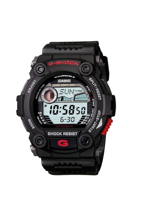 G7900 200M Water Resistant G-Shock Rescue Digital Sports Watch - Black