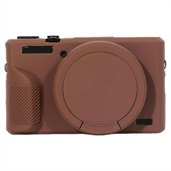 G7X Mark III Camera Case, G7X Removable Lens Cover Silicone Cover for Canon PowerShot G7X III, G7X Accessories, Lightweight Rubber Soft Silicone Case - Glamour Black