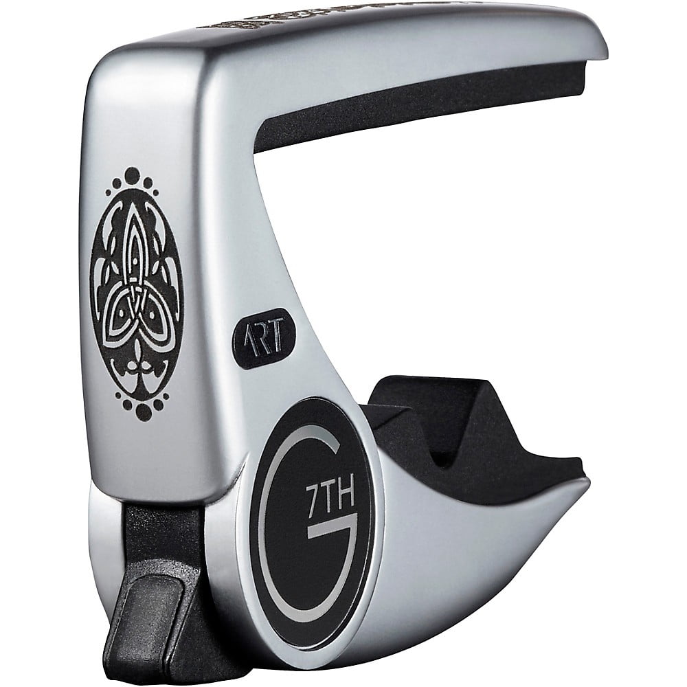 G7th Performance 3 Celtic Engraved Capo with ART - Silver - G7P3CELTICSL