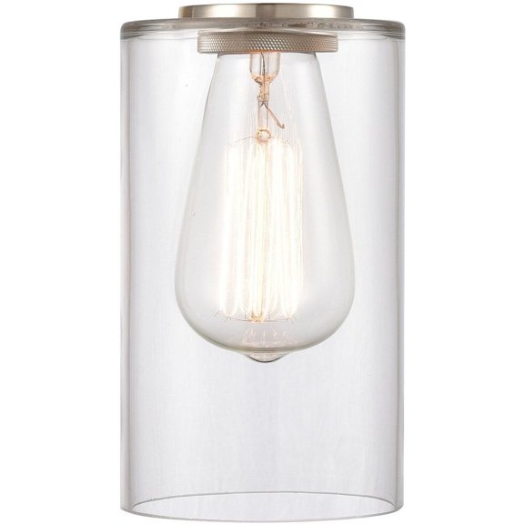 G802 Innovations Lighting Saloon - Glass In Industrial Style-5.88 Inches Tall and 3.88 Inches Wide-Clear Finish