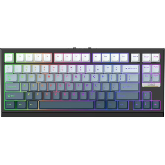 G84 HE Wireless Hall Effect Keyboard, 8K Polling & 8000mAh, SOCD & DKS, Gaming Keyboard with Fast Trigger & Adjustable Actuation, RGB Backlit, PBT Keycap, Hot-Swap, for Win/Mac (Black)