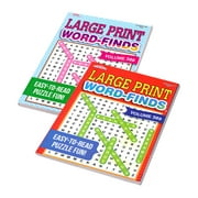 G8Central - KAPPA Products Puzzle Book | KAPPA Large Print Word Finds | 2-Titles, Easy to Read, Best Educational Gift for Kids & Adults