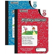 G8Central Primary Journal Composition Notebooks, 100 Sheets, Marble, Grades K-2, 2 Pack