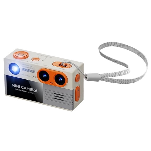 G9 Dual Lens 4K Mini Camera Portable Thumb Camera with 1.97 Inch Screen Type C Rechargeable Compact Action Camera for Travel Daily Use