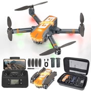 G9 GPS Drones with 4K Camera for Adults with Brushless Motor and Follow Me Mode,2 Batteries Long Flight Time,5G FPV Transmission and Auto Return,Foldable RC Quadcopter for Beginner,Under249g
