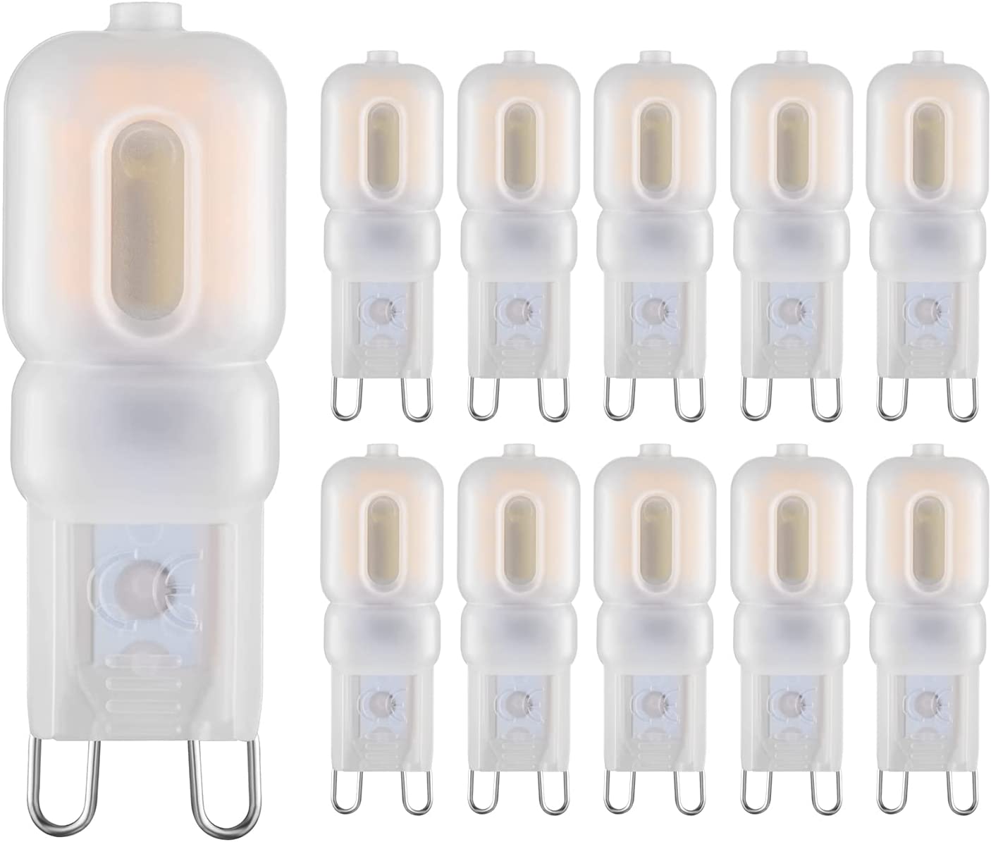 G9 LED Bulb 2W 20W Halogen Equivalent Warm White 3000K G9 Base