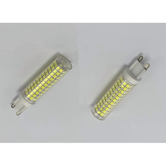 G9 LED Bulbs Dimmable 10W(Equivalent to 100W Halogen) 110V Cool White 6000K LED Corn Lights JCD T4 G9 Bi-pin Base,Dimmable,136 LED 2835 SMD,3 Pack