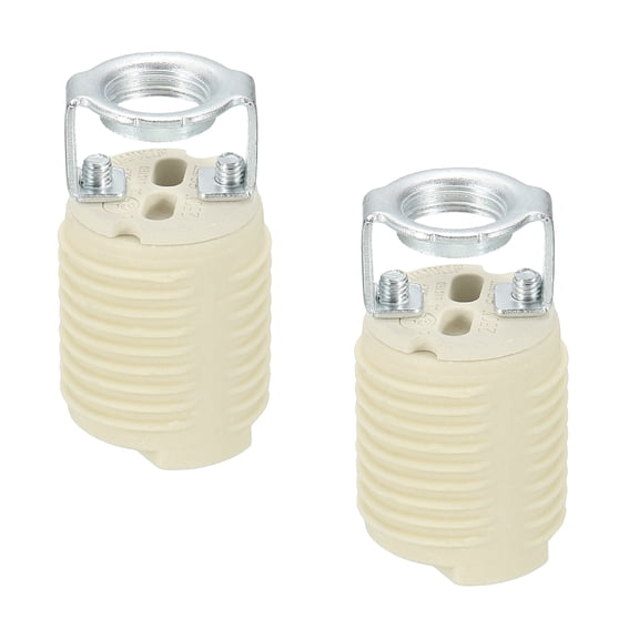 Uxcell G9 Lamp Sockets Kit - Light Bulb Socket Ceramic Base Beige（UL Listed） 2