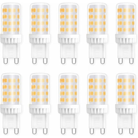 G9 Led Bulbs, Energy-Efficient 5W LED, Equivalent To 40W Halogen, Neutral White 4000K, AC 220-240V, Standard G9 Base, Pack Of 10