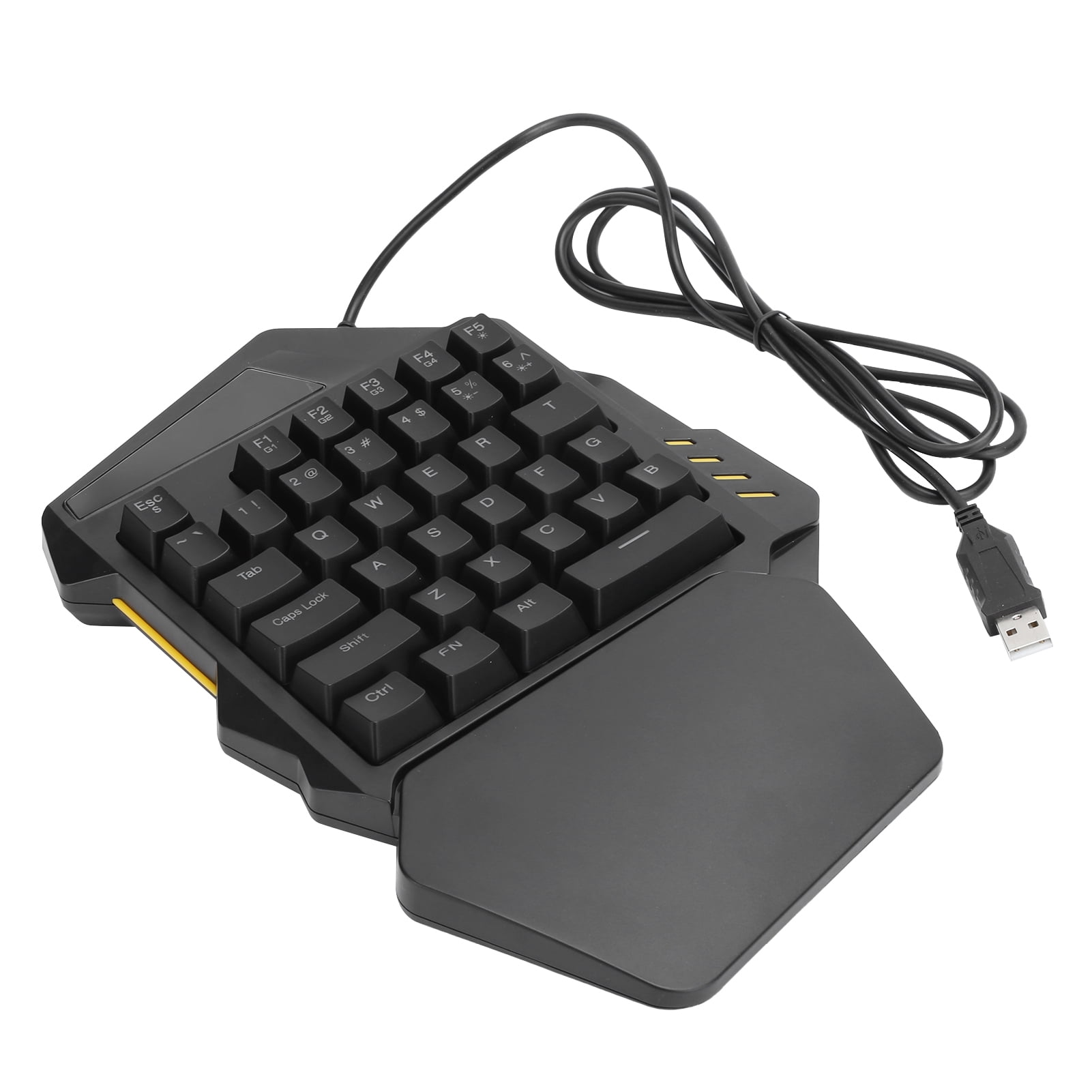 Single Hand Computer Keyboard G94 35 Keys One?Handed Mechanical Keyboard USB WiredBacklit Keyboard ...