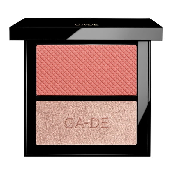 GA-DE Velveteen Blush Powder and Shimmer Duet - 50, Blush Makeup, 0.26 oz