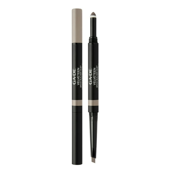 GA-DE Velveteen Brown Builder Duet - 22, Eyebrow Pencil, 0.02 oz