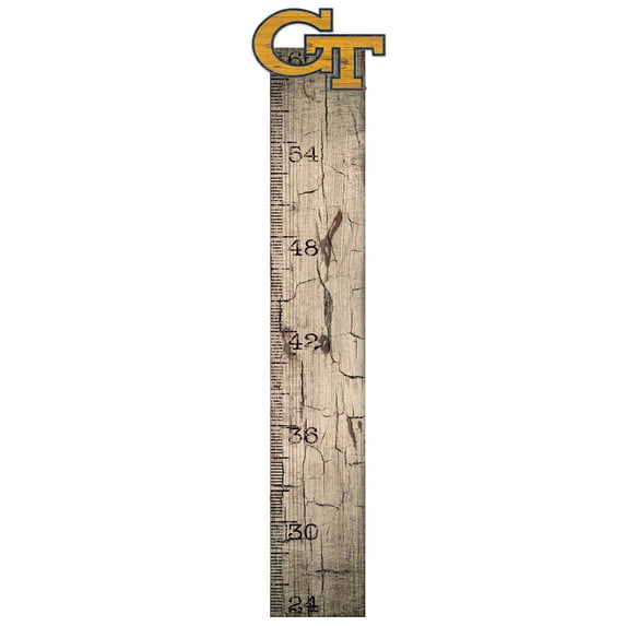 GA Tech Yellow Jackets 6" x 36" Growth Chart Sign