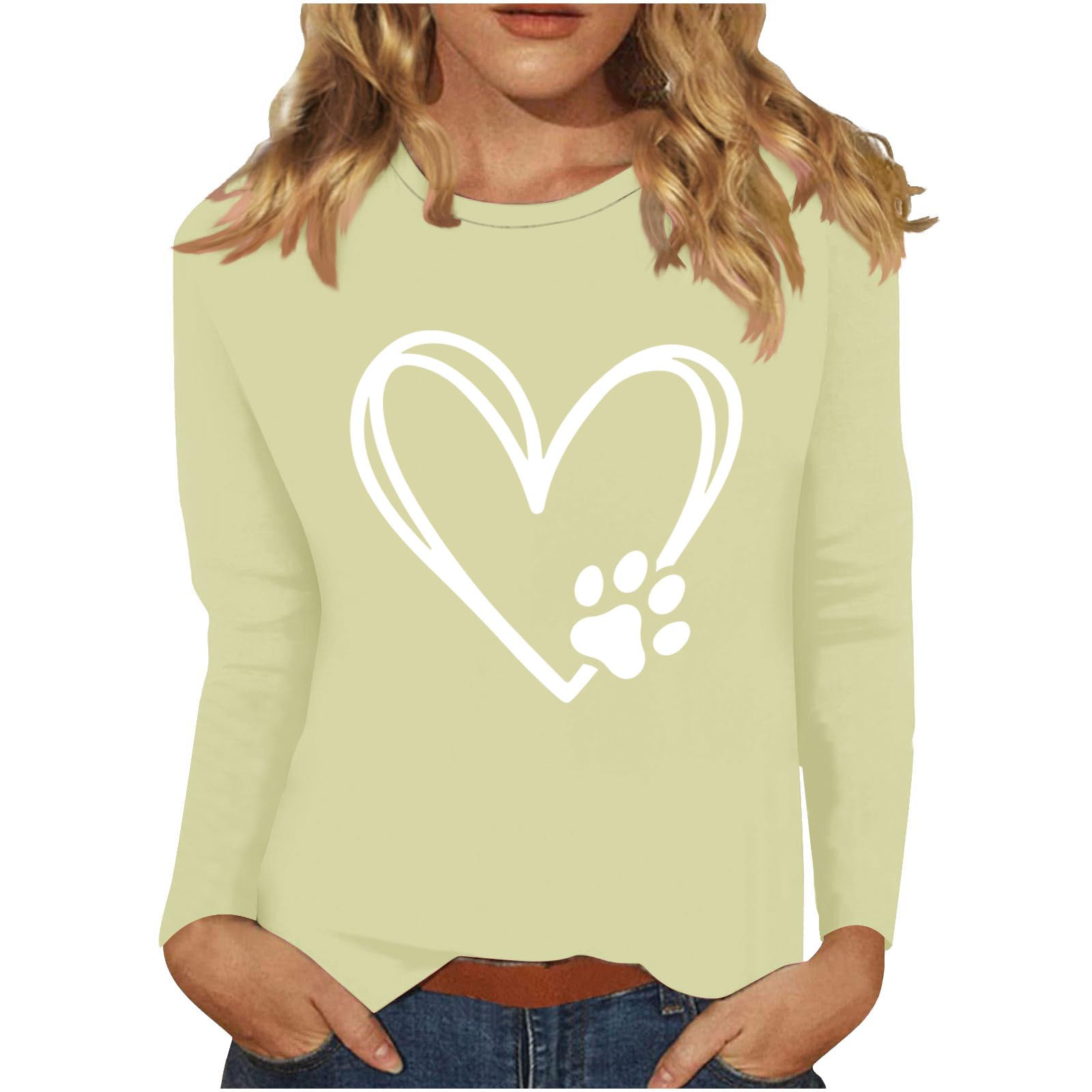 Graphic Wool Mix Fluffy Puppy Love Crewneck White