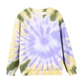thumbnail image 1 of GA WEIHUA Clearance Sales,Toddler Kids Girls Sweatshirt Tops Fashion Tie Dye Color Block Pullover Shirts Casual Long Sleeve Gradient Sweatshirts Ombre Crewneck Clothes(Yellow,9 Years), 1 of 3