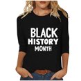 thumbnail image 1 of GA WEIHUA Glitter St. Patrick's Day Shirts Women St Patty's Lucky Shamrock Graphic Tops Casual 3/4 Sleeve Sparkler Printed T Shirts Funny Festival Tunic Blouses(Black,S)Clearance Sales, 1 of 4
