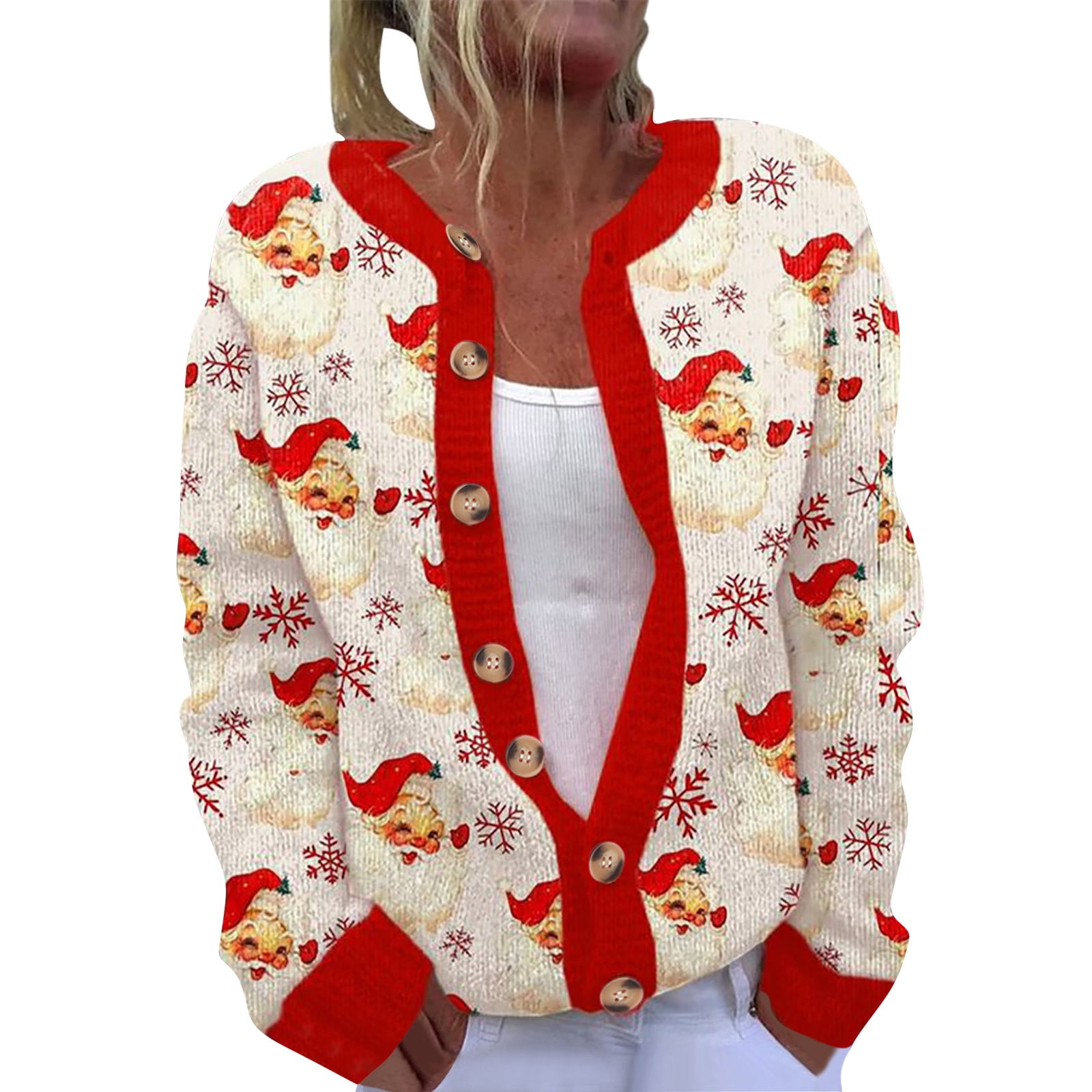 GA WEIHUA Online Deals,Christmas Sweaters for Women Cute Xmas Claus ...