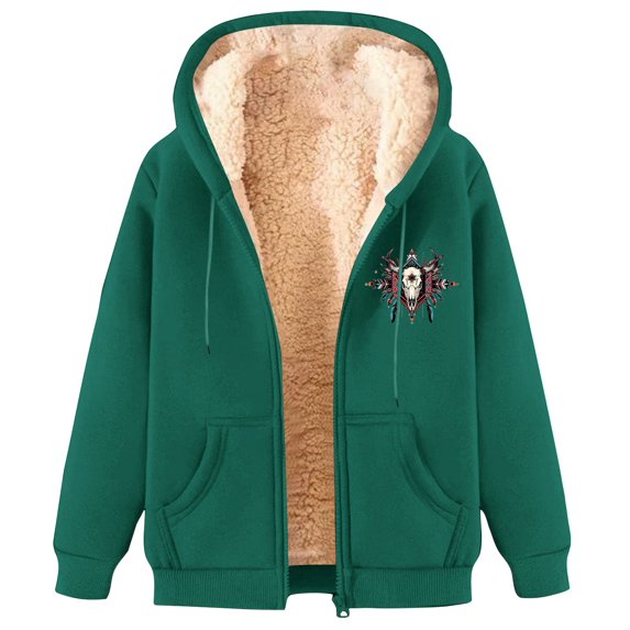GA WEIHUA Reduced,Men's Soft Fleece Jacket Full Zip Hoodies Long Sleeve Sweatshirts Casual Hooded Outerwear with Pockets(Green,XXXL)