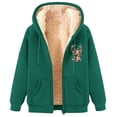 thumbnail image 1 of GA WEIHUA Saving,Men Sherpa Hoodie Jackets Fleece Lined Full Zipper Warm Hoodies Sweatshirt Winter Solid Color Sweater Hooded Coat(Green,L), 1 of 4