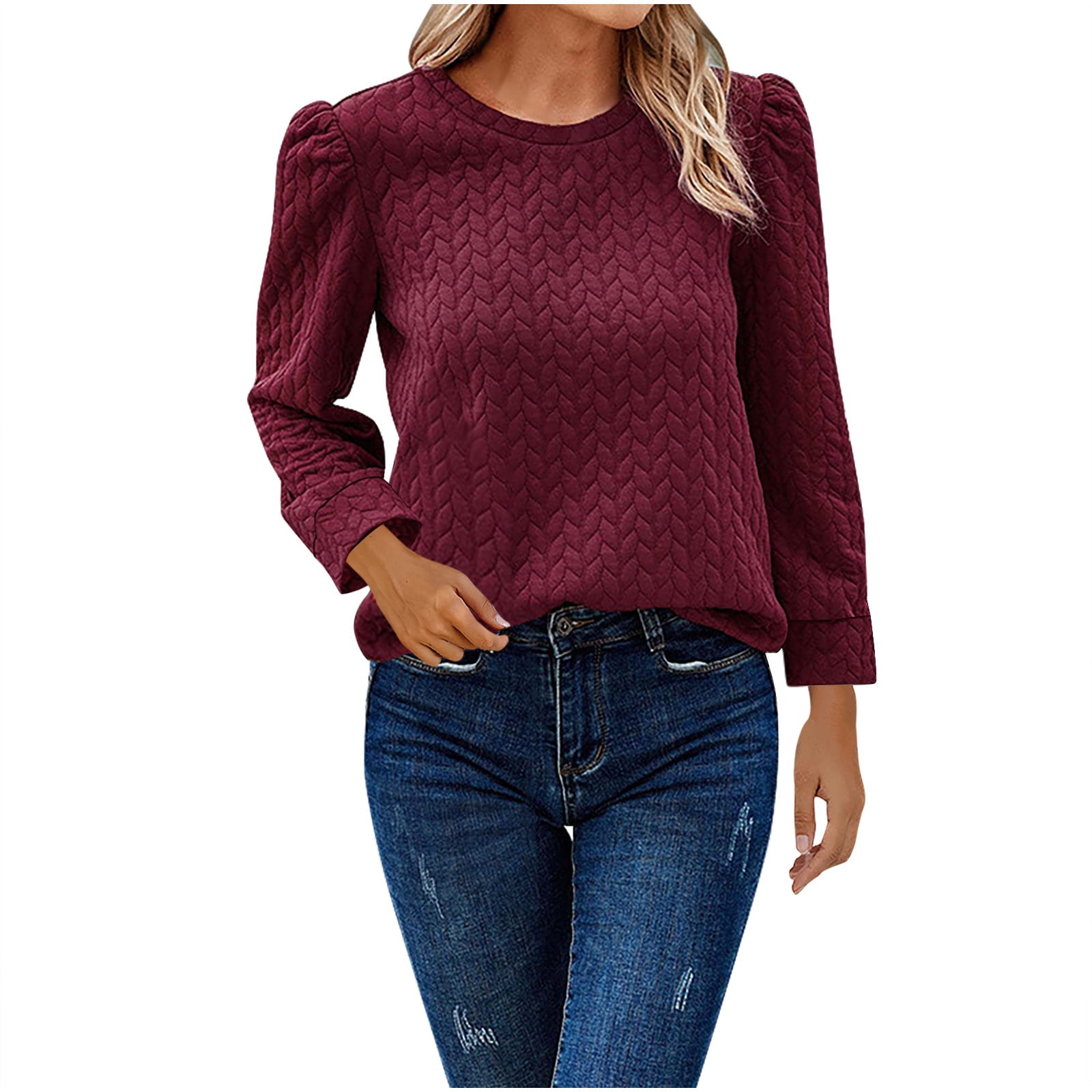 Micticsi Womens Ruched Tops V Neck Long Sleeve Shirts Casual T Shirts Fall Winter Top Trendy Clothes 2025 Apricot At Women's Clothing Store